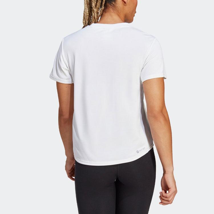 adidas Hiit Heat.Rdy Sweat-Conceal Solid Logo Футболка Женская Топы Белый II3248