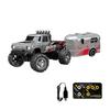 Внедорожник с дистанционным управлением и светодиодными фонарями, 4 колеса, 1/64, детский