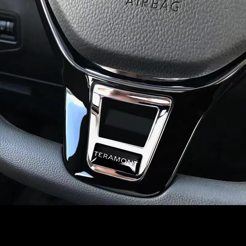 Для VW 1 шт. ABS Rline Логотип Значок Рулевого Колеса Эмблема Декоративные Наклейки Для Volkswagen R Golf 5 6 MK7 Passat TROC GTI Tigua