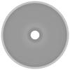 VidaXL Round Luxury Bathroom Sink Countertop Washbasin Toilet Hand Basin Cosmetic Room Interior Matte Light Grey 146971