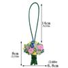 DIY Bouquet Pendant Potted Green Plants Bag Chain Charms Bag Accessories  Car Accessory