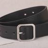 Женский шикарный повседневный поясной ремень кожаный ремень квадратная пряжка-булавка Поясная лента для женского платья