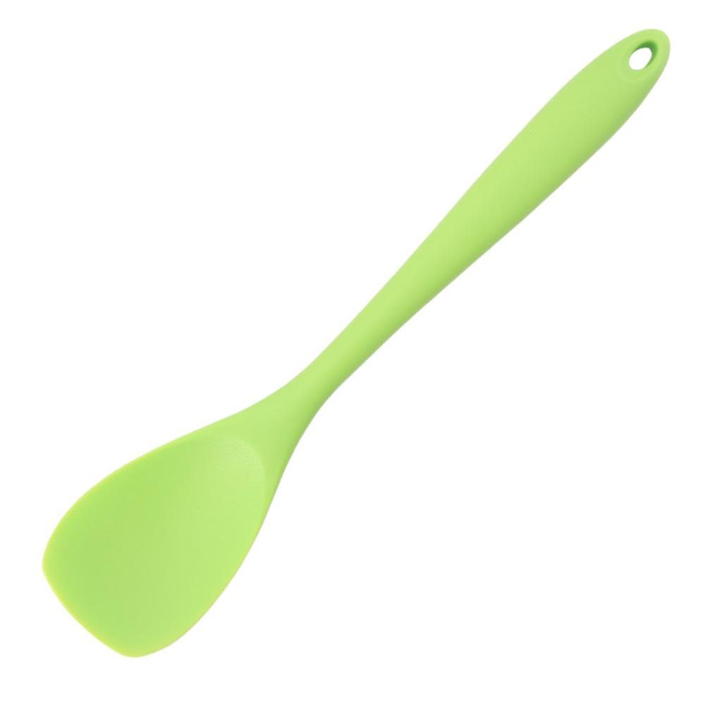 Heat Resistant Kitchen Spatula Silicone Salad Mixing Spoon Duck Tongue Shovel  Butter