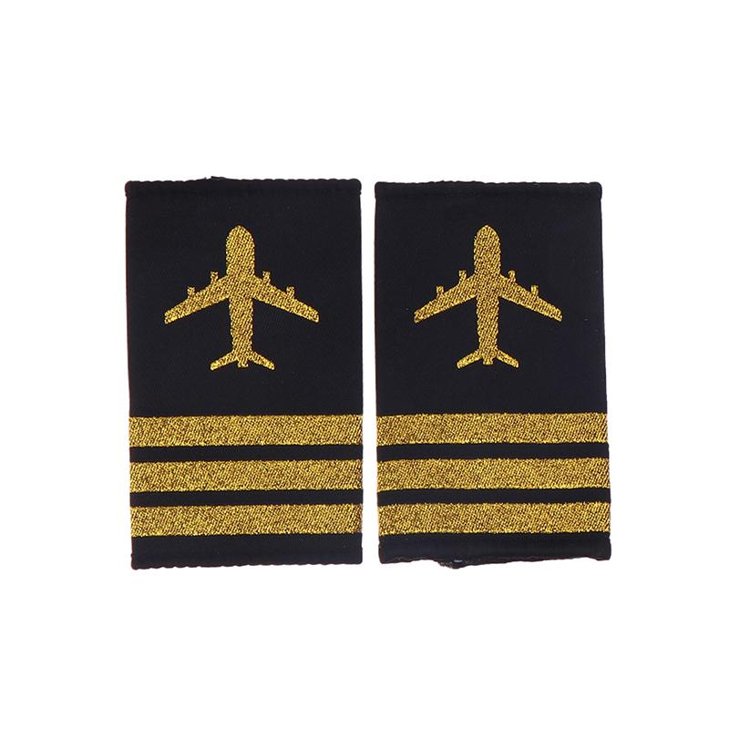 1 пара украшений для одежды погоны профессиональные погоны для пилотской формы ремесло плечевые знаки DIY декор для одежды аксессуары