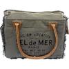 Bags Sel De Mer Upcycled Canvas Hand Bag Upcycled Canvas & Cowhide Tote Bag Radiant Upcycled Canvas Leather Bag