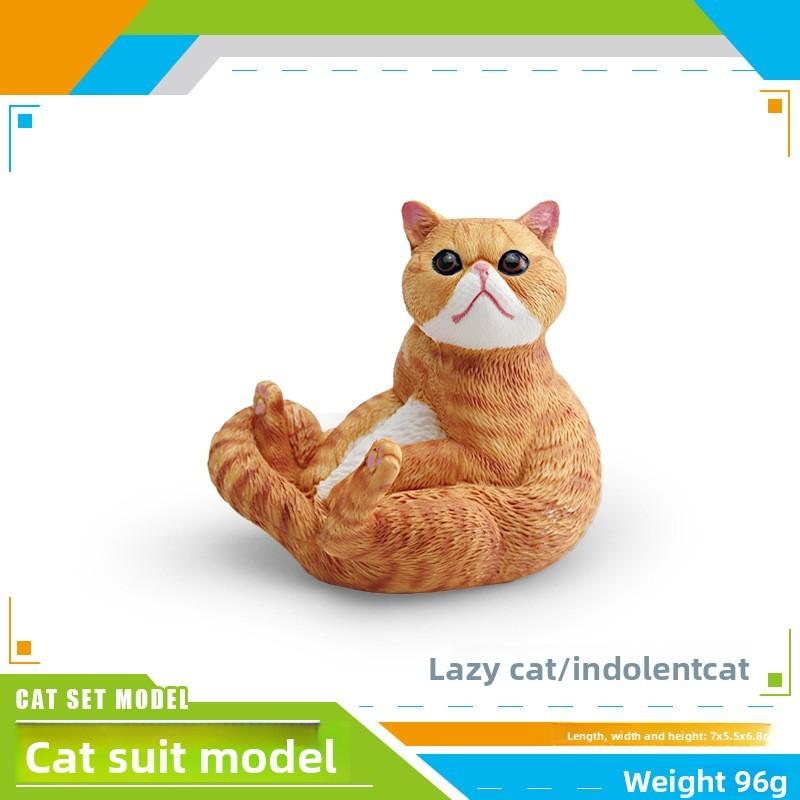 Cat Pvc Realistic Model Ornament For Kids Playroom Decor And Educational