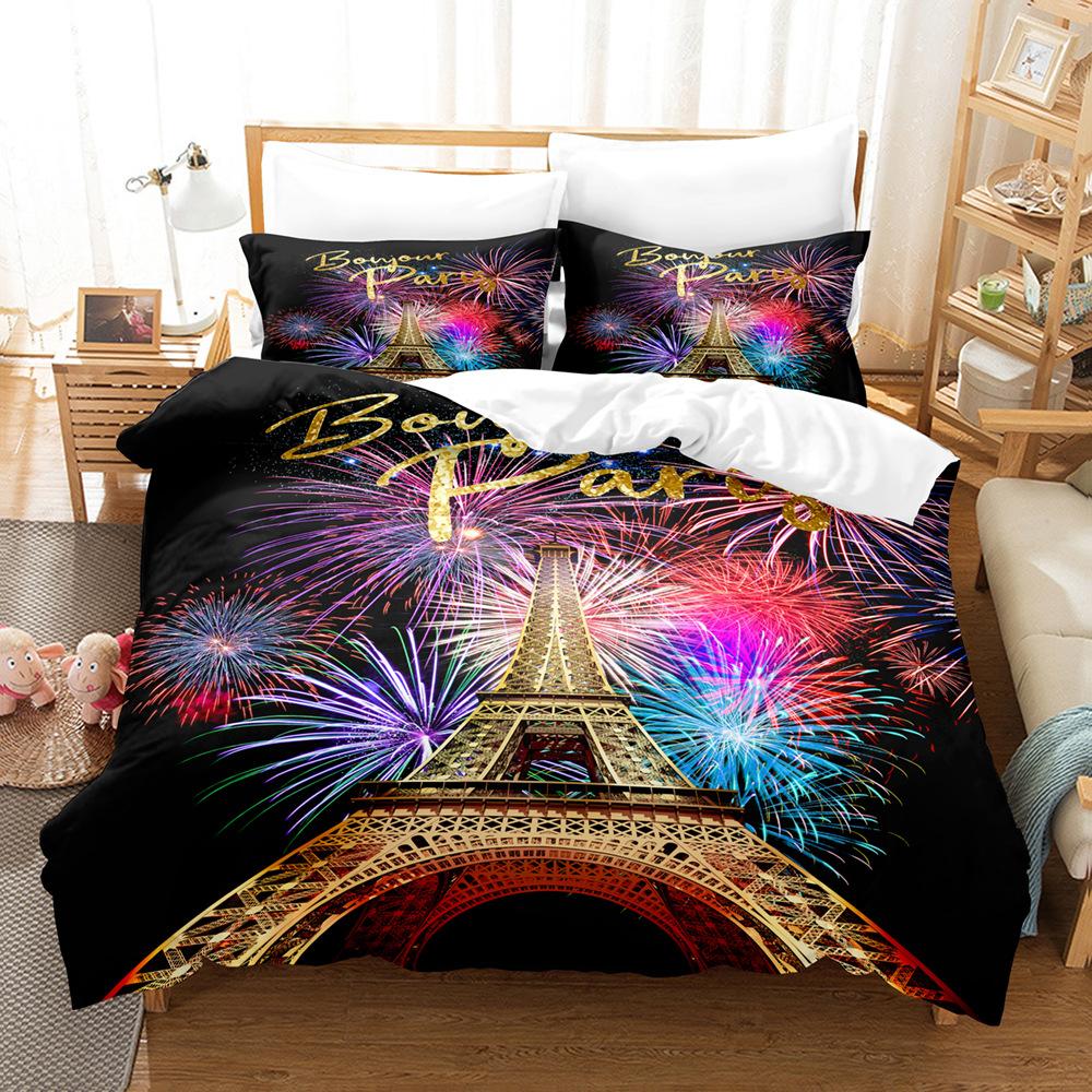 3D односпальная/двуспальная кровать, комплект постельного белья для женской комнаты, пуховый пододеяльник, 2/3 шт. AU180 * 210, полноразмерный мягкий домашний текстиль из микрофибры