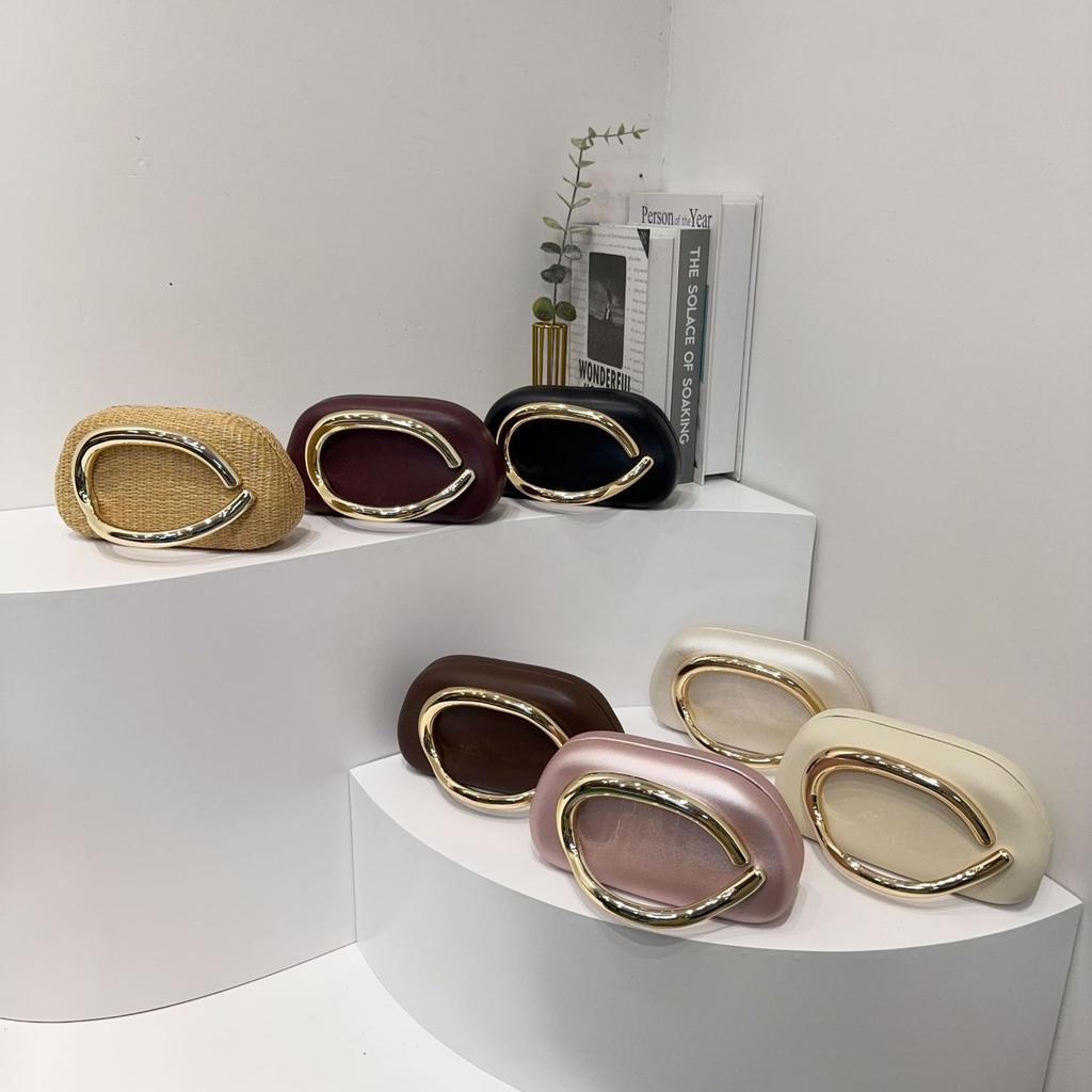 Трендовый классический круглый клатч-бокс, вечерняя сумка, акриловая сумка, винтажная металлическая ручка, кроссбоди на одно плечо