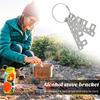 Alcohol Stove Stand Rack Rustproof Heat-Resistant Compact Size Lightweight Outdoor Stove Bracket Camping Supplies