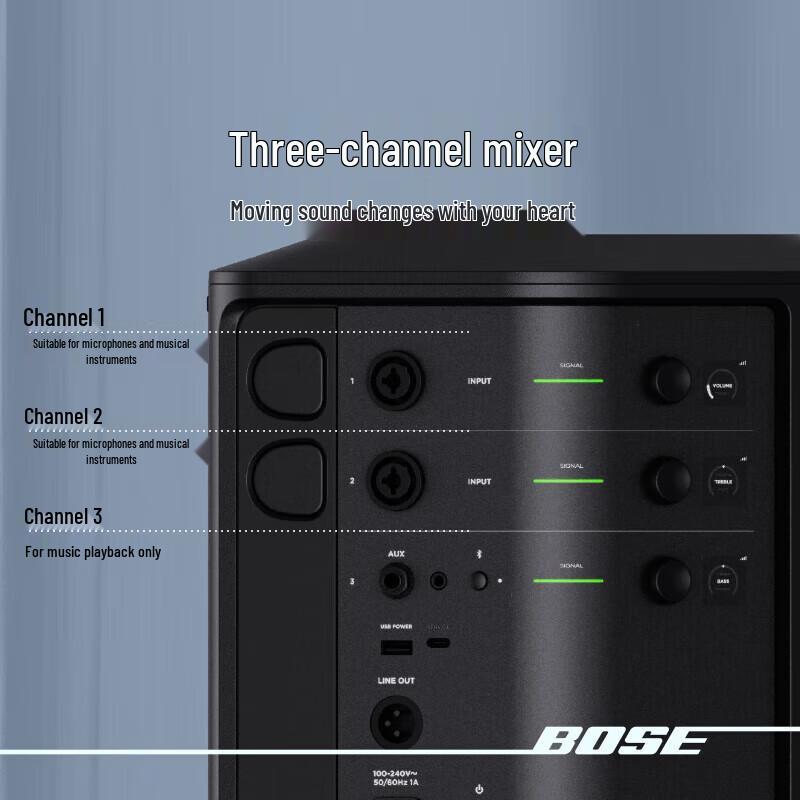 Bose S1 Pro+ Portable PA System CN plug (adapter included)