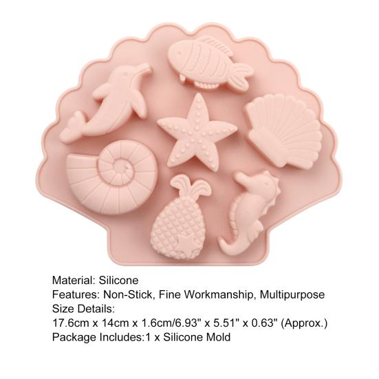 Форма для помадки, милый пищевой инструмент «сделай сам», форма для шоколада, тема Русалки, силиконовая форма для торта, форма для торта для кухни