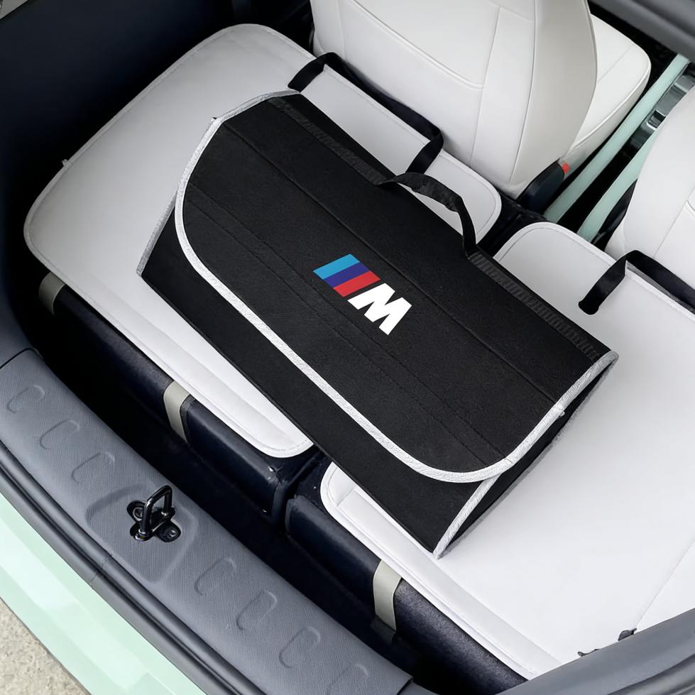 Для BMW M Performance E46 E90 E60 F20 X1 F10 F30 X3 E70 украшение Автомобильный ящик для хранения Складной войлочный ящик для хранения в багажнике автомобиля Аксессуары gzdf57