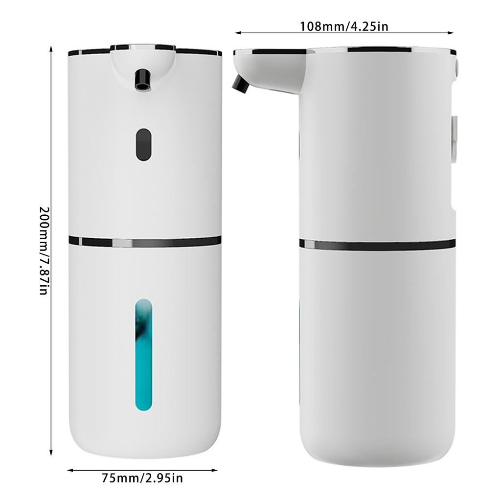 Диспенсер для мыла 380 мл для столешниц, автоматический индукционный пенообразователь для рук, бесконтактный диспенсер для вспенивающегося мыла, простой в использовании