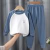 Children's Underwear Set Hot Autumn Winter Boys' and Girls' Long Sleeve Pajamas Baby's Autumn Clothes and Pants