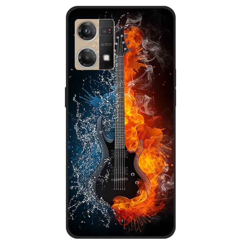 Чехол для Oppo Reno7 4G CPH2363 Ударопрочный Мягкий силикон ТПУ Задняя крышка Для Oppo F21 Pro F21Pro Чехлы для телефонов для Reno 7 4G Милый