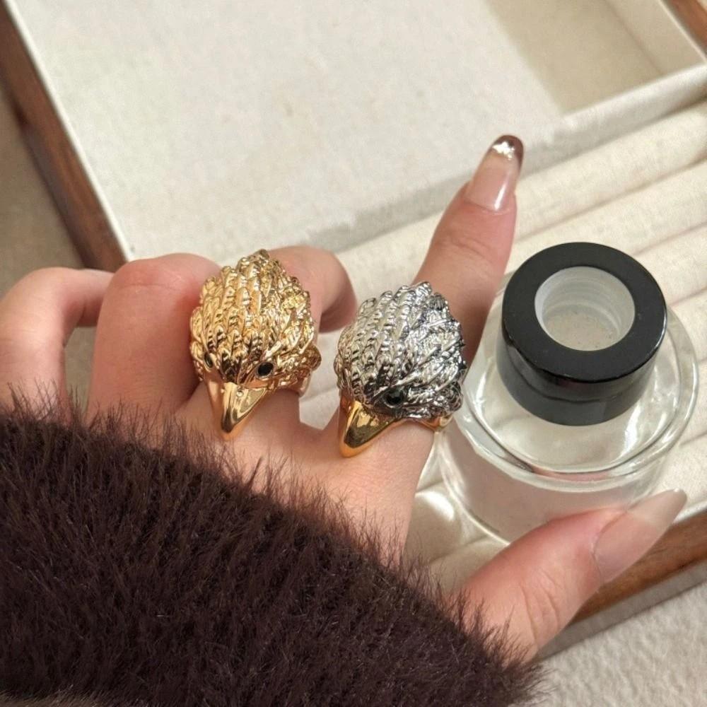 Geometric Eagle Shape Ring Cool Chunky Ring Creative Exaggerated Ring  Gift