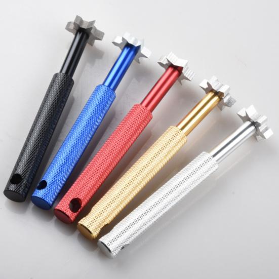 1 комплект точилки для клюшек для гольфа с 6 головками, компактный многоразовый инструмент для очистки канавок с 6 наконечниками для клюшек