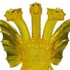 CCP Серия средних размеров Производство контента персонажей Godzilla EX Godzilla King Ghidorah King Ghidorah Прозрачный желтый Примерно 130 мм Фигурка из ПВХ (КПК)