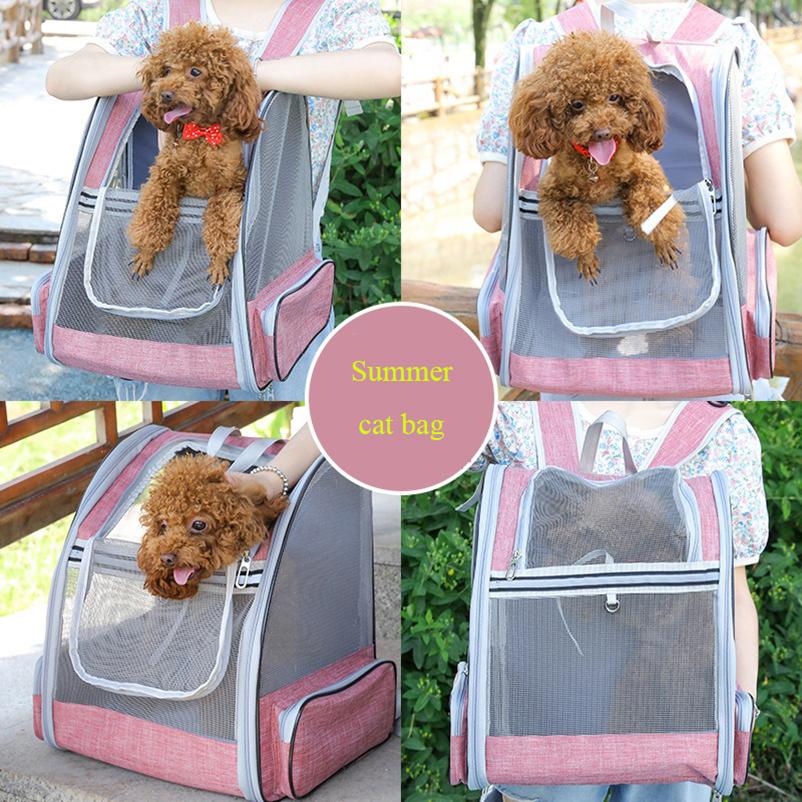 Hot Cat Bag Summer Breathable Shoulder Carrying Cat Out Portable Bag Cat Bag Pet Dog Backpack Pet Supplies