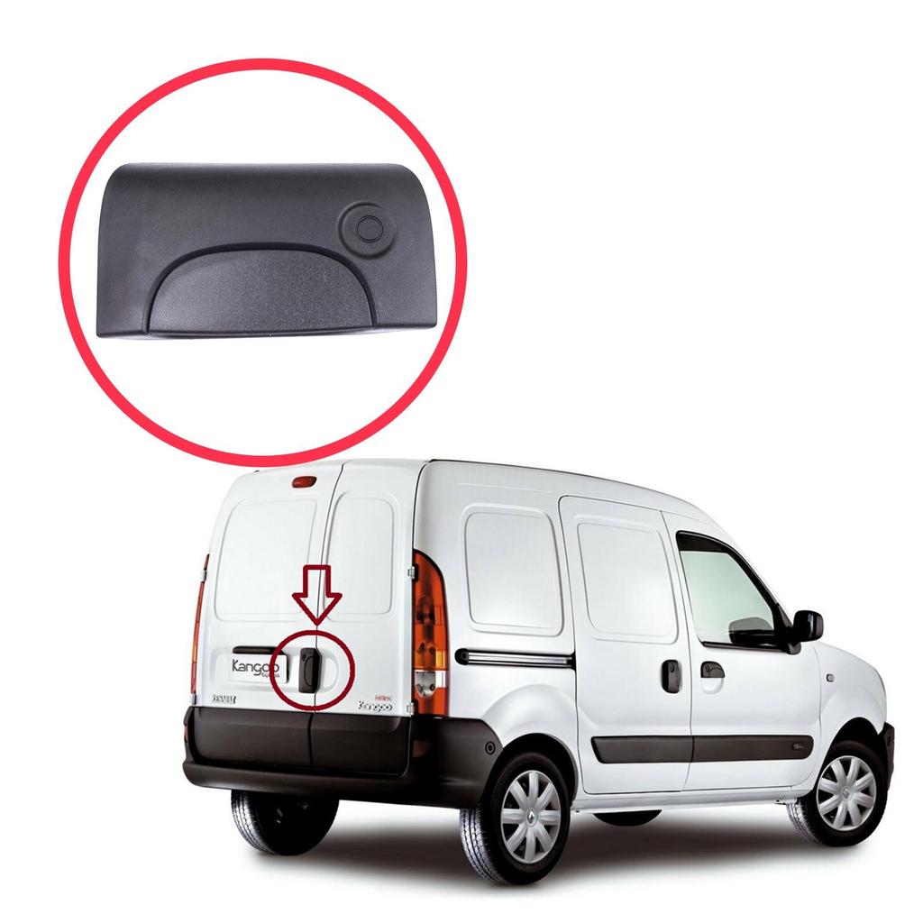 EDP1423 Ручка открывания задней наружной двери багажника черная для Renault Kangoo Nissan Kubistar MK1 X76 FC KC 1997-2009