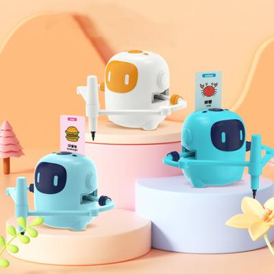 Yousheng Kids Автоматическая игрушка-робот для рисования со 100 карточками Интерактивная обучающая игрушка-робот для рисования Обучающая игрушка Учебное пособие для малышей Мальчики Девочки Подарок