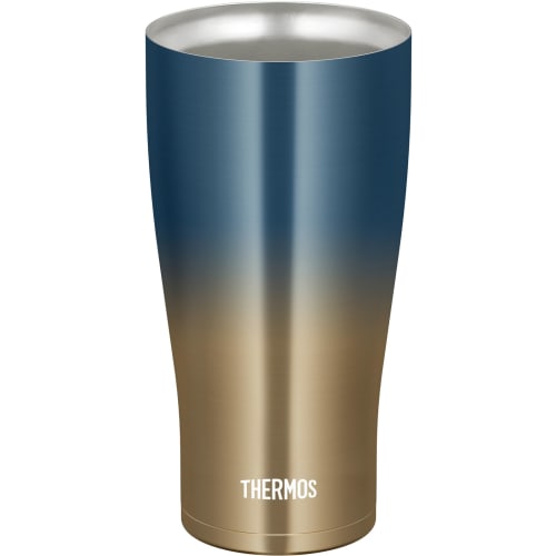 Thermos Vacuum Insulated Tumbler, 600ml, Blue Gradient, Dishwasher Safe, Thermos Flask Design, Keeps Drinks Hot or Cold, JDE-602LTD BL-G