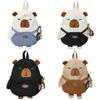 Capybara Student Backpack Class Bag Waterproof Capacity Large Storage Partition