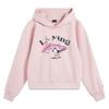 Li Ning Sports Lifestyle Series Dopamine American High Street Fashion Универсальная повседневная удобная свободная трикотажная толстовка Женская толстовка AWDV388-2