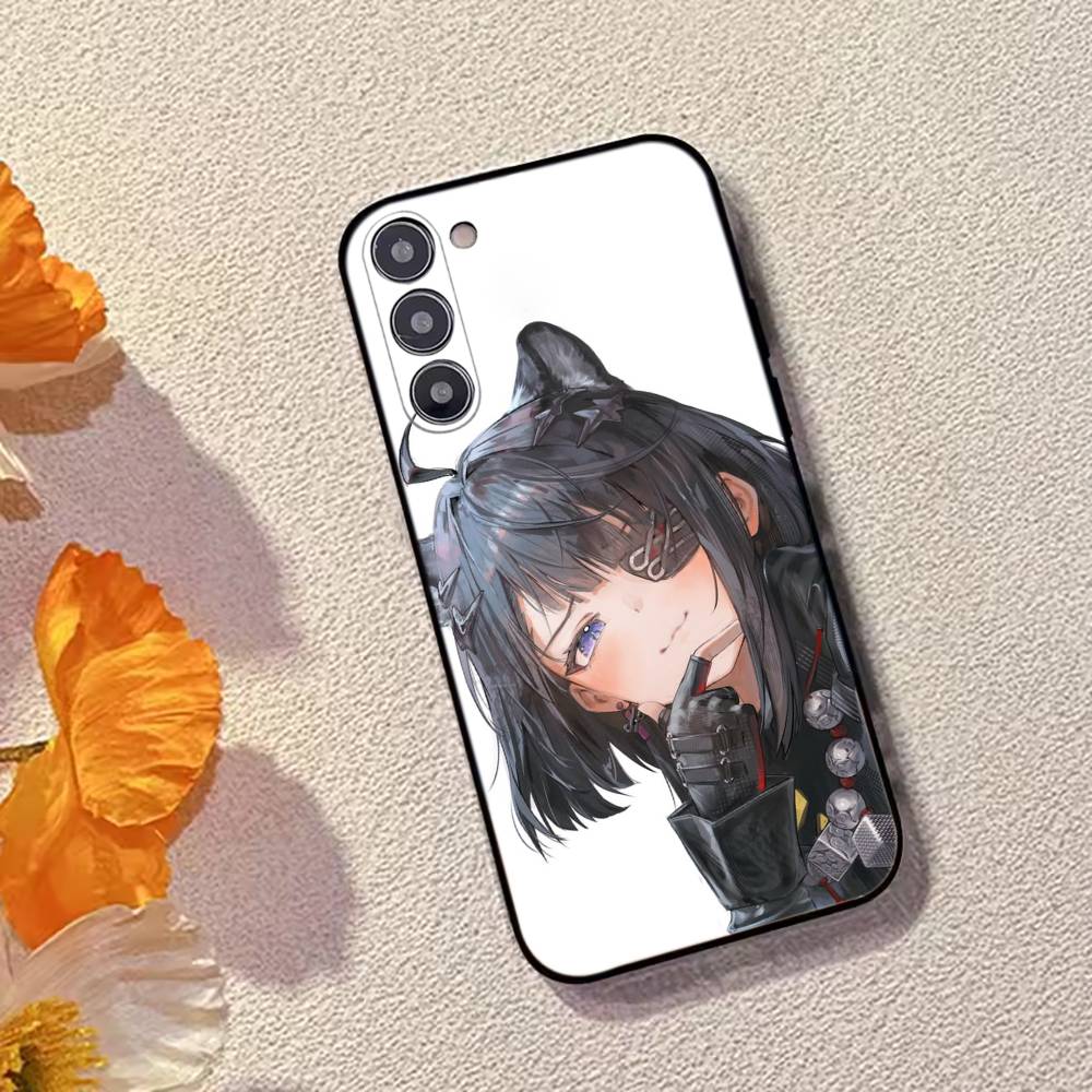 Чехол для телефона A-Arknights Endfield для Samsung Galaxy A73, A72, A71, A70, A53, A52, A51, Других Мягкий Черный Чехол