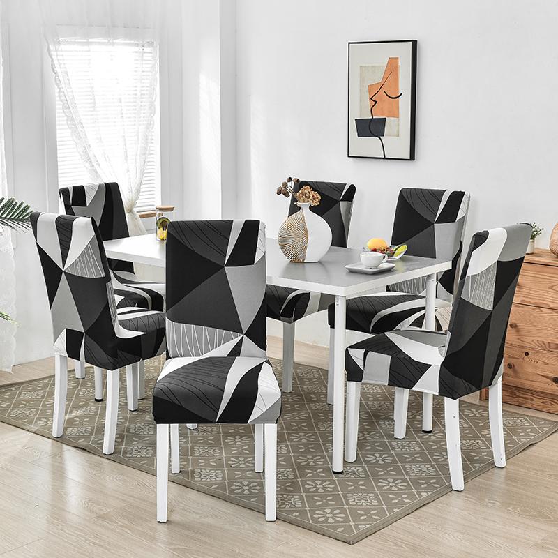 Чехол на стул для столовой, эластичный чехол на стул для столовой, чехол на сиденье Parsons, эластичный чехол на стул для столовой, кухни, 1/2/4/6 шт.