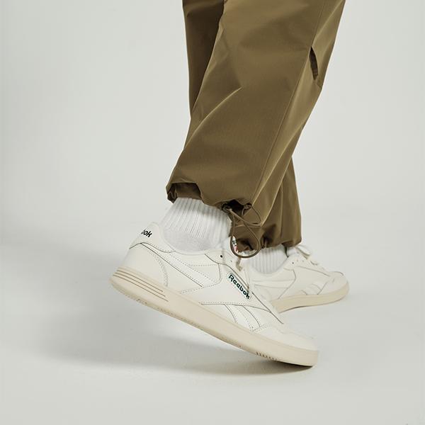 Reebok Court Advance Chalk Dark Green Unisex Sneakers Cream Flash-Red 100010620