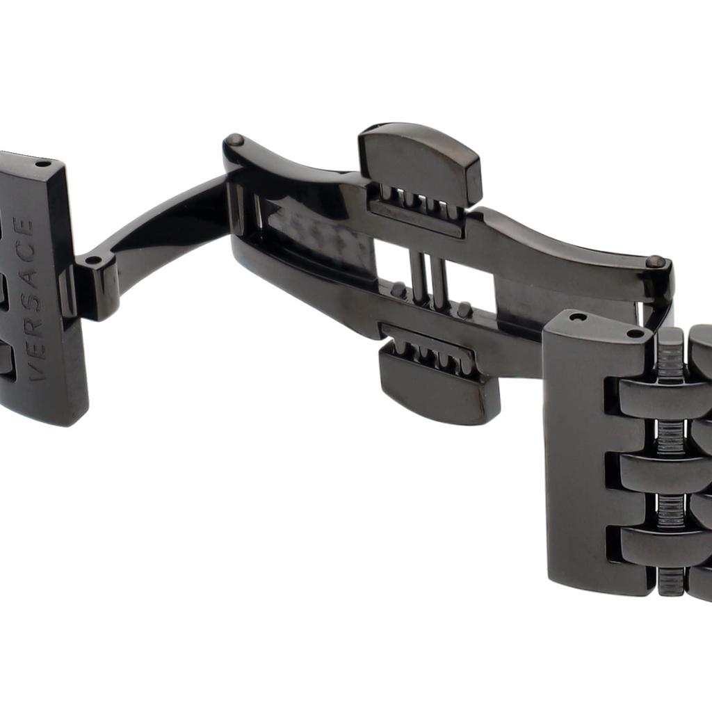 Часы LA MEDUSA La Medusa Золотой Циферблат Нержавеющая Сталь Сапфировое Стекло Кварц 38ММ Швейцарские Часы VE2R00422 Черный [Versace] Женские [Товар]