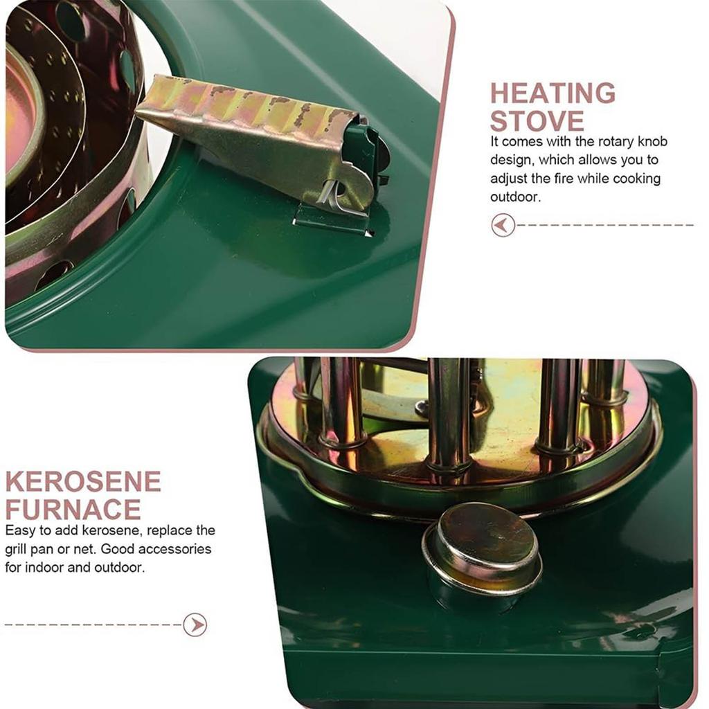 Kerosene Stove, Camping Picnic Stove, Portable Camping Kerosene Stove, Home Kerosene Burner, Outdoor Camping Cookware, For Heating Cooking Boilin
