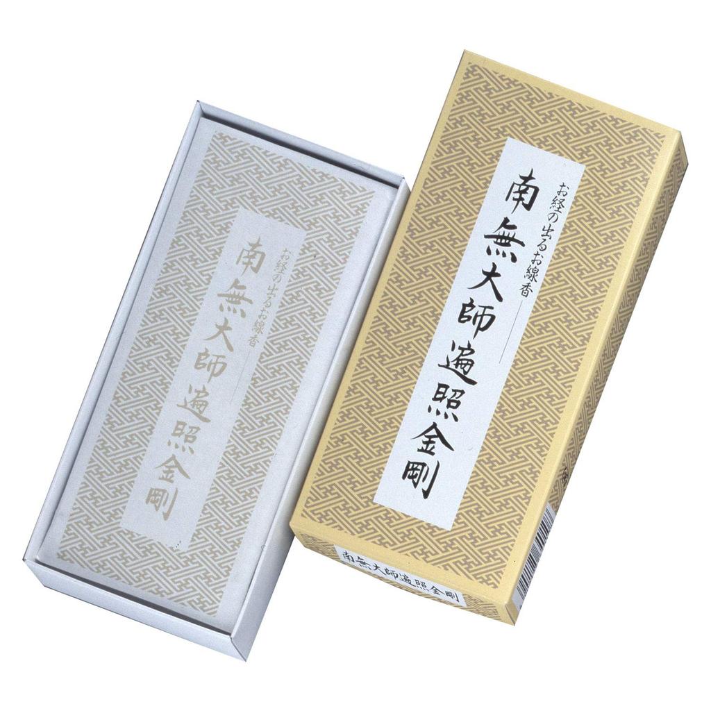 Ароматическая палочка Nippon Kodo с сутрами Namu Daishi Hensho Kongo 84×23×186