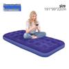 Надувной туристический матрас Zebian Outdoor с флокированным покрытием