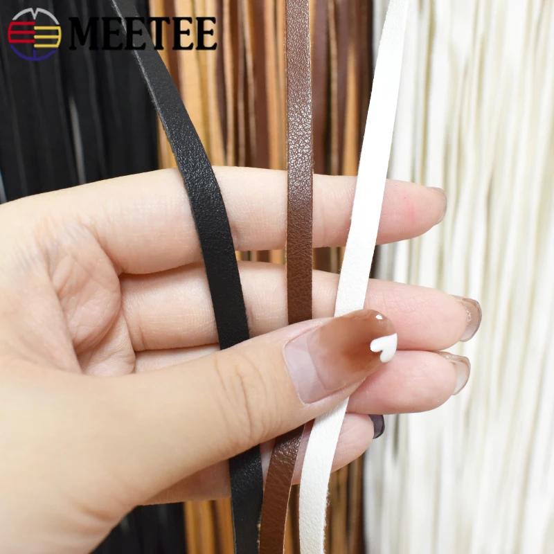 Meetee 55/70 см Очень Длинная Кожаная Бахрома Кисточками Декор для Платья Куртки Кружевная Отделка Кайма Бахрома DIY Швейные Аксессуары для Одежды