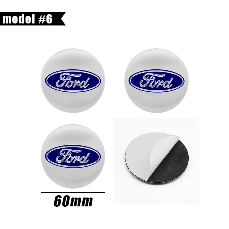 4pcs 56/60/65mm Car Styling Wheel Center Hub Caps Stickers Badge For Ford Focus Fiesta Mondeo Fusion Explorer Escape Edge Kuga DFTGX1