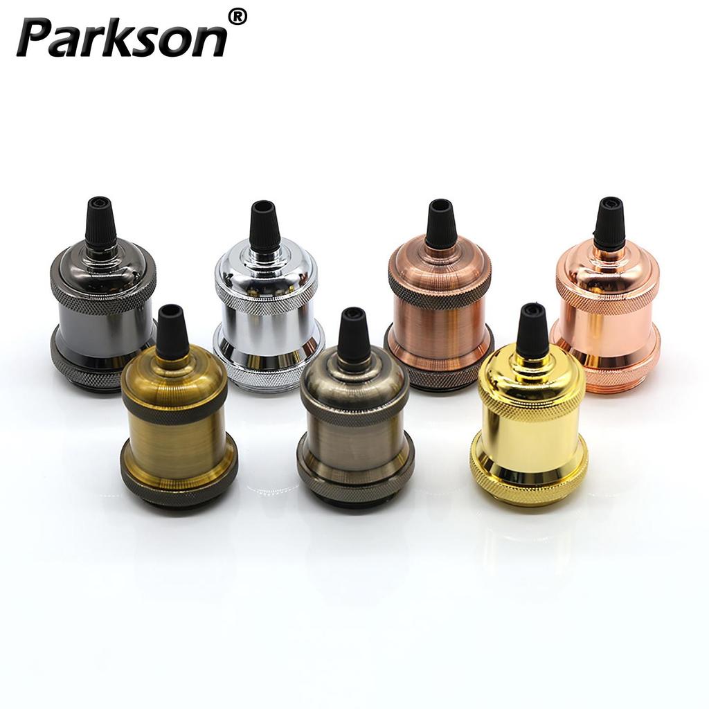 Винтажная ретро лампа Эдисона E27, цоколь, подвесные светильники, цоколь с винтовым цоколем, алюминиевый светильник, промышленный ретро держатель лампы, фитинг