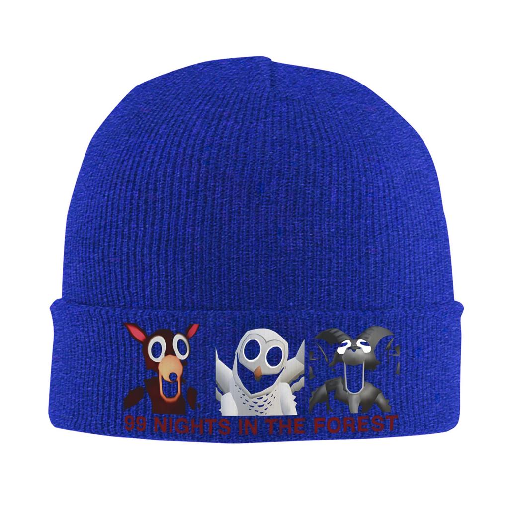 99 Nights in the Forest Knit Hat  Beanie Hats Hippie Elastic Unisex Adult Bonnet Hats Autumn Winter Funny Caps Gift