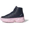 Originals Kiellor Xtra Fashion Trend Non-Slip Lightweight High-Top Casual Shoes Women Sneakers Dark-Blue Pink EF9110