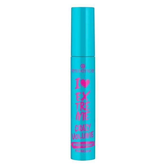 Тушь для ресниц - ESSENCE - I Love Extreme Crazy Waterproof - Невероятный объем - Водостойкая формула - Веганская