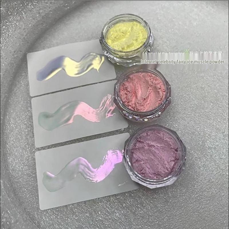 Macaron Fairy Aurora Powder: Translucent Moonlight Magic Mirror Ornaments - 2025 Nail Salon Exclusive Hot Style