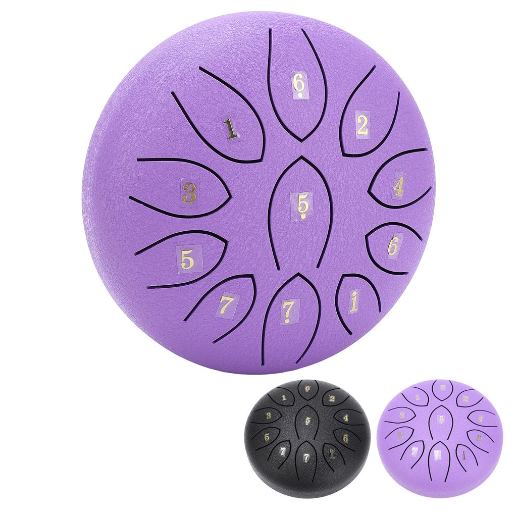 Стальной язычковый барабан 6 дюймов 11 тонов эфирный уличный чакра дождь барабан для наружного сада мини перкуссия 