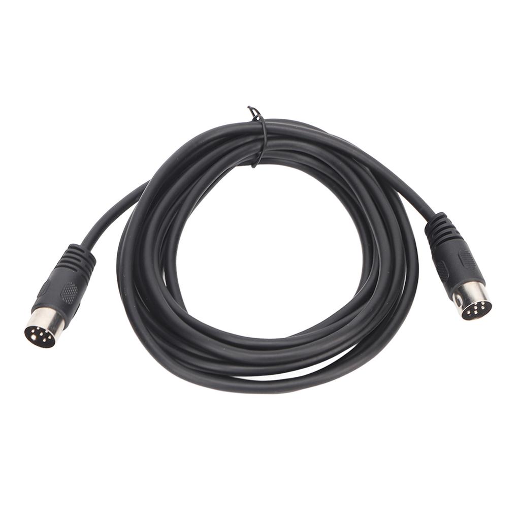 6 Pin DIN Cable Male to Male Plug and Play Sound Signal Connection DIN Extension Cord for Digital Device