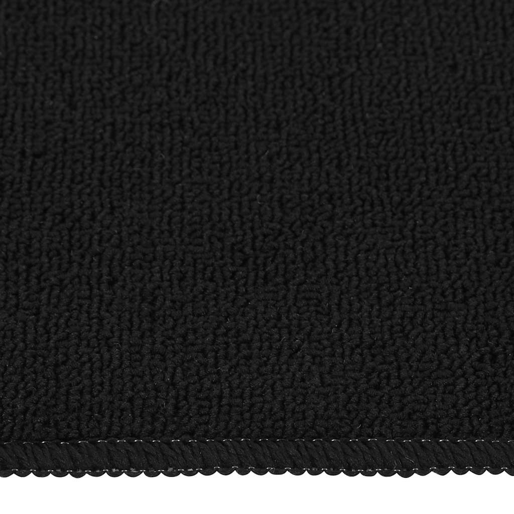 Vidaxl Antypoślizgowe Nakładki Na Schody, 15 Szt., 75X20 Cm, Czarne
