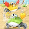 Машина для выдувания пузырей Walking Crab Bubble Machine со светодиодной подсветкой и музыкой