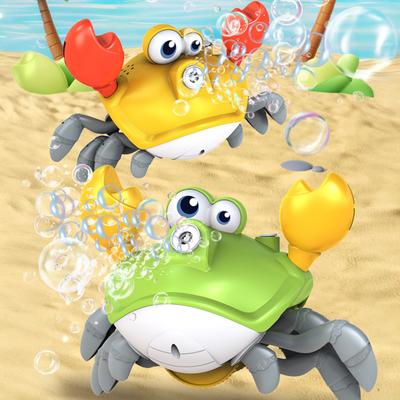 Машина для выдувания пузырей Walking Crab Bubble Machine со светодиодной подсветкой и музыкой