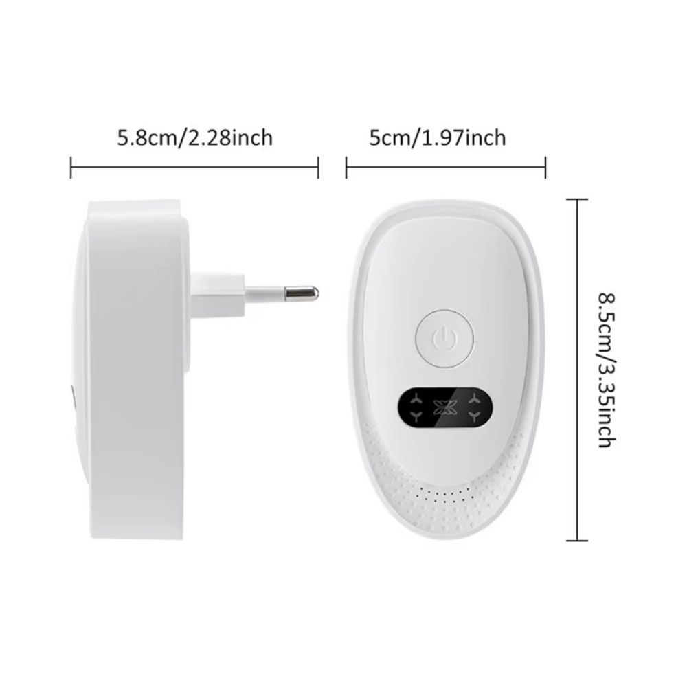Portable Air Cleaner US UK EU Plug Plug-In Air Purifier Air Cleaning Air Purifier Bathroom