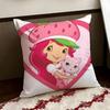 Cartoon SStrawberry SShortcake Cushion Cover Reversible Soft Durable Pillow Cover Home  Car MultiScene Use for Daily Comfort