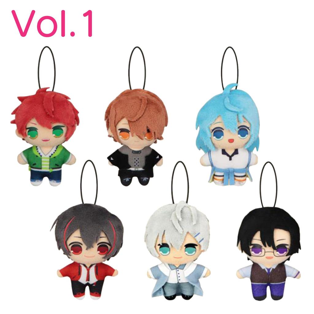 Colorful Peach Kyurumaru Mascot Plush Toy 8cm Karapichi Approx. Vol.2 (Noa)